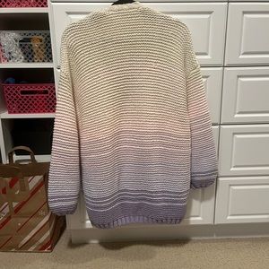 Marine Layer Karolina Cocoon Cardigan in Lilac Ombré.
